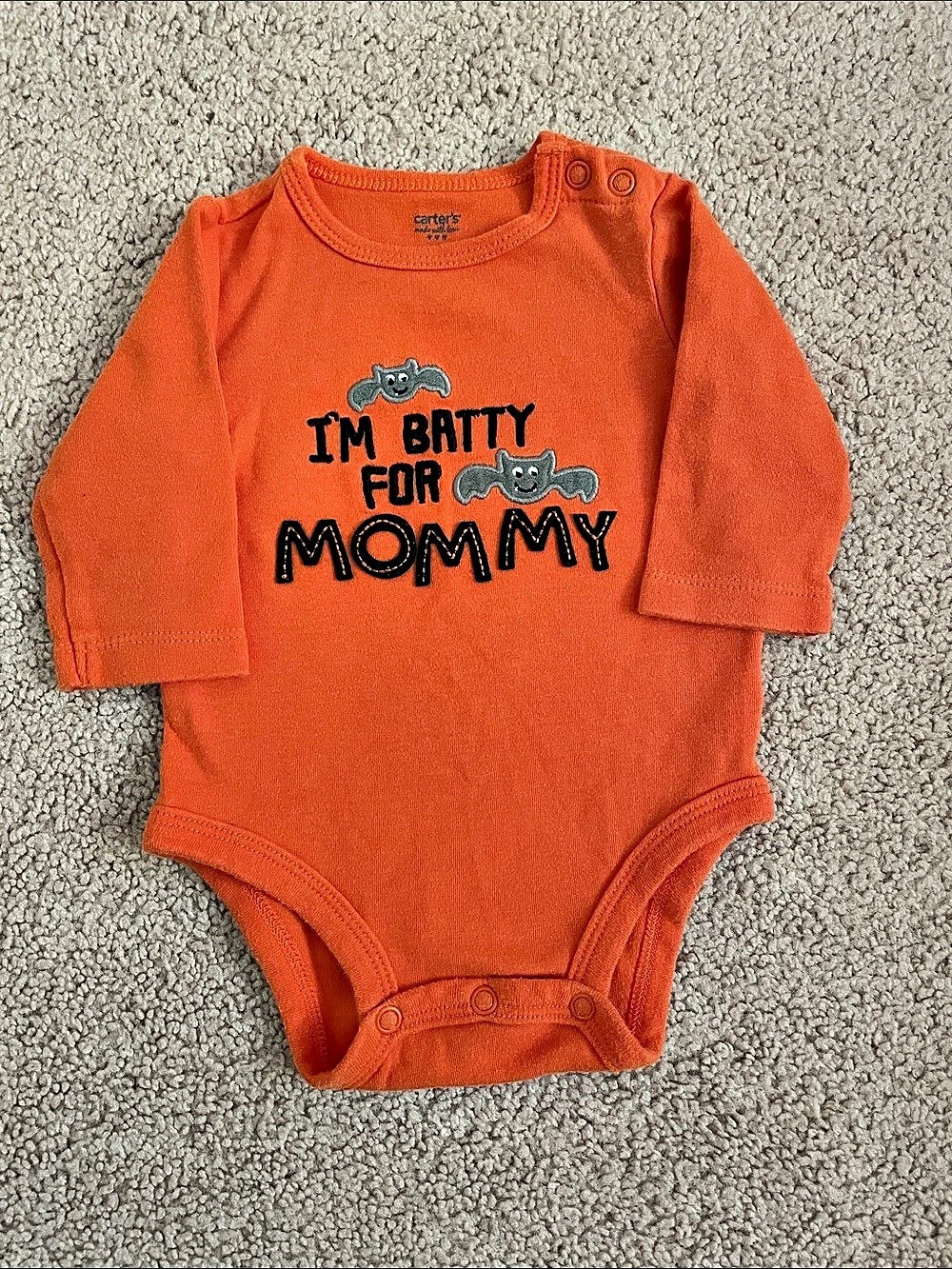 Carter’s Halloween Onsie - Orange